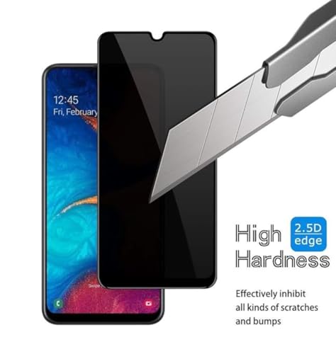 Image of Premium Privacy Tempered Glass Screen Protector for Poco C31 /Poco C50 (6.5 Inch, Pack of 1) Edge to Edge Coverage Anti-Spy /Anti-Peeping 9H Hardness with Installation Kit & Guide