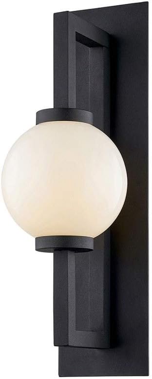Troy Lighting B7321 Darwin Wall Sconce, Textured Black 18.75x8.00x6.00
