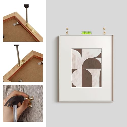 Image of Picture Hanging Kit 302 PCS, Picture Hangers, Heavy Duty Wall Hook, Picture Hanging Assortment, Picture Hanging Wire, Frame Hanging Hardware, Nails for Hanging Pictures, Plate Hangers for The Wall