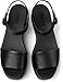Camper Women's 2 Misia K200564 Fashion Strap Wedge Sandal, Black 040, 7.5