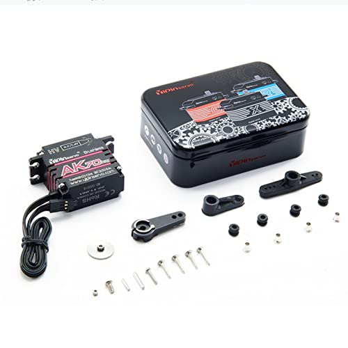 Servo digital 70KG AK70 270°: servo brushless impermeable para coche control remoto 1/10 6
