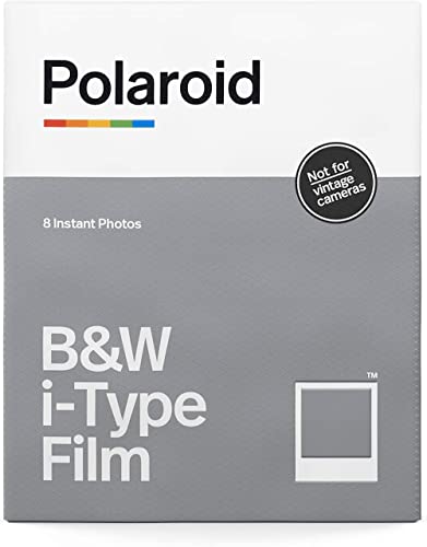 Filme Polaroid Preto e Branco I-Type B&W 8 Fotos Instantâneas