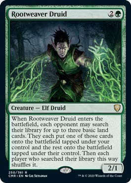 Magic: The Gathering - Rootweaver Druid - Foil - Commander Legends