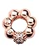 Produktbild PANDORA Polierte Pavé-Kugel Zwischenelement in 14 Karat rosévergoldeter Metalllegierung mit Cubic Zirkonia Signature Collection