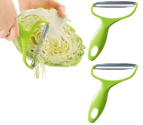 2 Pcs Éplucheur de Légumes,Râpe Large Bouche,Éplucheur à Large Gueule,Trancheuse à Fruits...