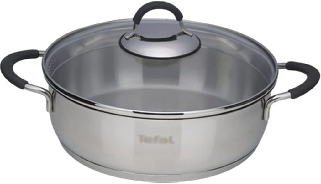 8 Piece Steel Pot Set Grey With Glass Lid Gas Stove Induction Cooker Kitchen Cookware Set
