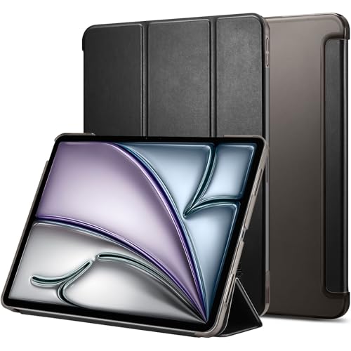 Image of Spigen for iPad Air 13 Inch Case M4 (2026), iPad Air 13 Inch Case M3 /M2 (2025 /2024), Smart Fold, Liquid Air Folio, Protective Tri-Fold Cover, Black