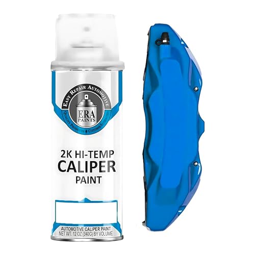 ERA Paints 2K Brake Caliper Spray Paint â€“ Blue | High-Gloss Finish, 500Â°F Heat & Chemical Resistant | Chip-Resistant 12 oz Aerosol | Made in USA