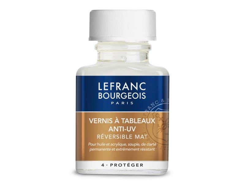 Barniz Final Mate Lefranc en spray de 400 ml para cuadros