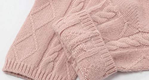 Image of Karen Thomas 100% Cashmere Women's Sleep Socks, 3-Ply Soft Cozy Cable Knit, Luxury Bed Socks for Warmth, Comfort & Lounging