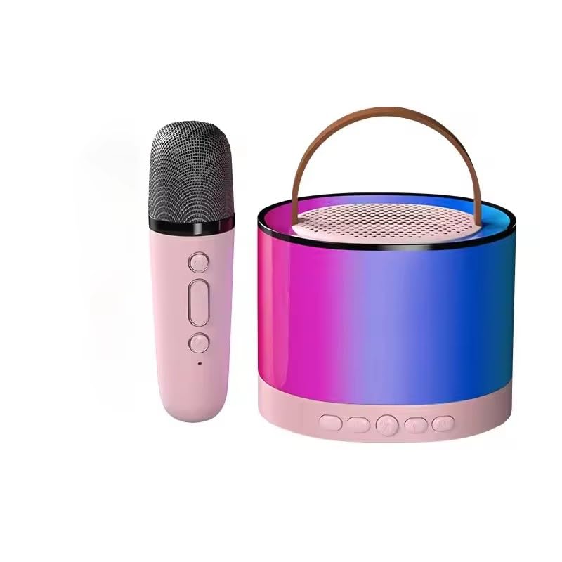 2024 New Karaoke Machine for Kids with Wireless Mic Toys Gifts for Girls Boys Ages 4, 5, 6, 7, 8, 9, 10, 12 +Years (Karaoke Mic Multicolor) (Glow Tune)-image-49