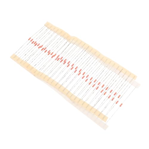 Didiseaon Ntc Thermistor Temperature Sensors with High Accuracy Performance 50pcs 3950b 10k Ohm Glass Sealed Metal Resistors for Household Appliances and Industrial Thermistor Control