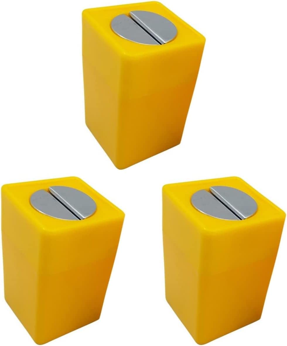 NEWBEAUT ser of 3 Blade Dispenser Case disposal container box sharps needle container sharps disposal box Disposable Razor Blade