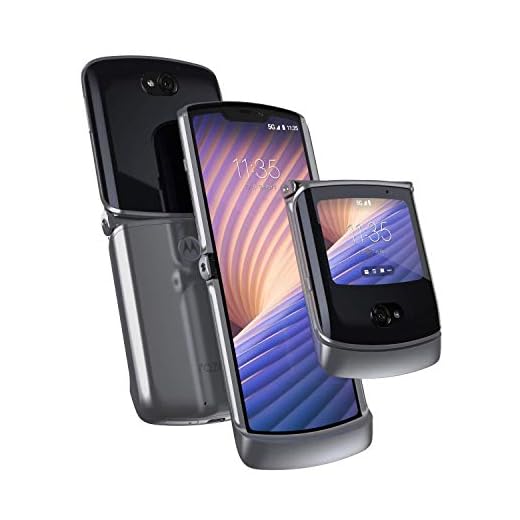 Motorola Razr 5G | Unlocked | Made for US by Motorola | 8/256GB | 48MP Camera | 2020 | Liquid Mercury