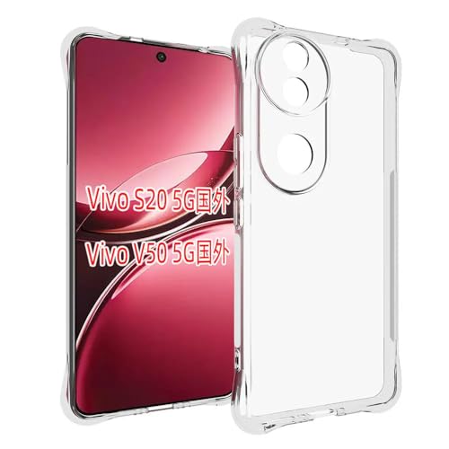 Image of Compatible for [ vivo v50 5G ] Bumper Back Case Cover for [ vivo v50 5G ] - Transparent