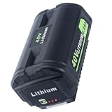 Tulepowceeng 40V 6.0Ah Lithium Replacement Battery Compatible with Ryobi 40v Cordless Power Tools, Replacement for 40v Battery OP4020 OP4015 OP4026 OP4026A OP4030 OP4040 OP40601