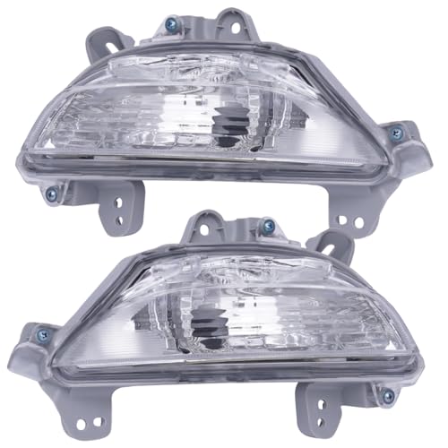 PIAOYUE- For 2014 2015 2016 Mazda 3 Turn Signal Light Assembly Halogen Left Driver+Right Passenger Side 1 Pair Clear Lens 12V