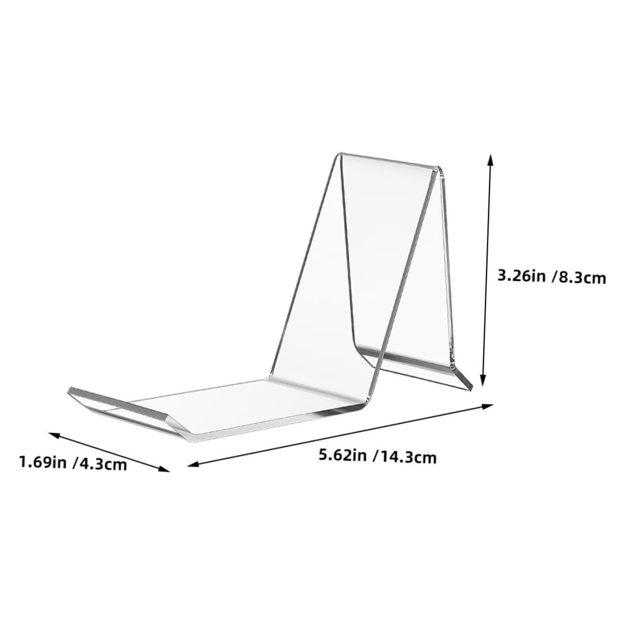 MUCKLILY Elegant Minimalist Shoe Rack Set 5pcs Book Display Stand Cellphone Holder for Store Display