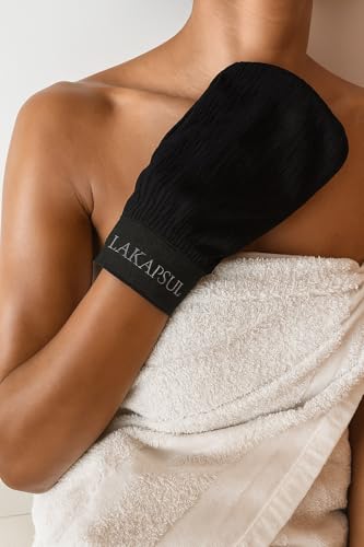 Poils incarnés solution avec le gant exfoliant gommage corps LaKapsul - 2