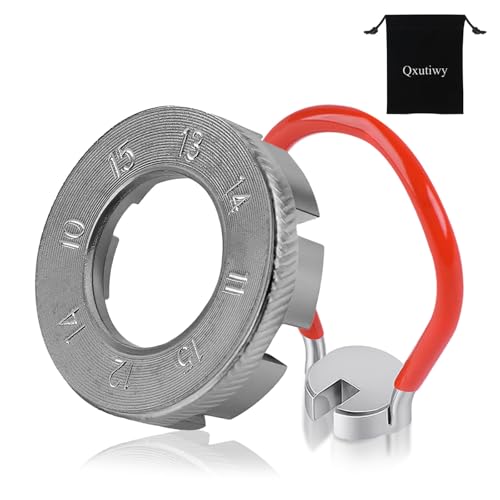 Qxutiwy Spoke Wrench - Hardened Bike Spoke Wrench, Spoke Rim Tool For Bike Wheel Tension Adjustment And Repair