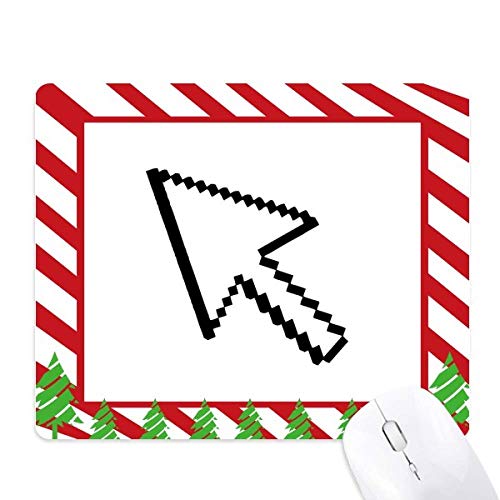 Souris d'ordinateur précise contre la fatigue avec tapis canne de noël