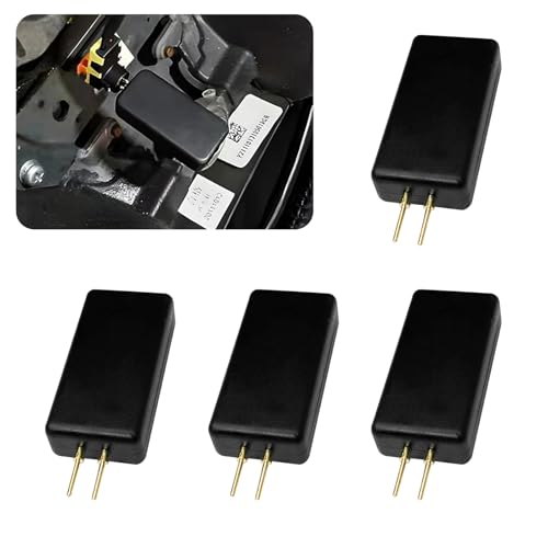 Eponcia SRS Airbag Reset Tool Airbag Bypass Resistor Kit Car Airbags Sensor Inspection 12V 2-Pin Auto Relay Simulator Tester Universal SRS Diagnostic Scanner Fault Finding Maintenance and Repair Tool