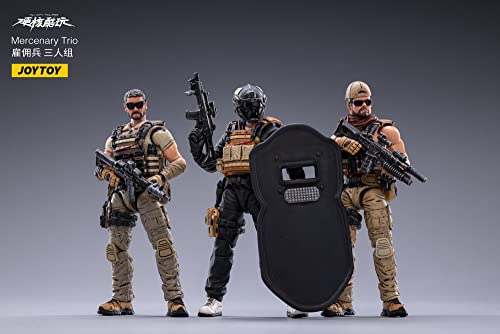 Hiplay Joytoy 1/18 Scale Science-Fiction Action Figures Full Set-Military Series-Army Force Action Figure(Mercenary Johnny) #TOP3