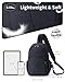 Wandering Nature Sling Bag for Women Lightweight Quilted Crossbody Bag Fits for 11