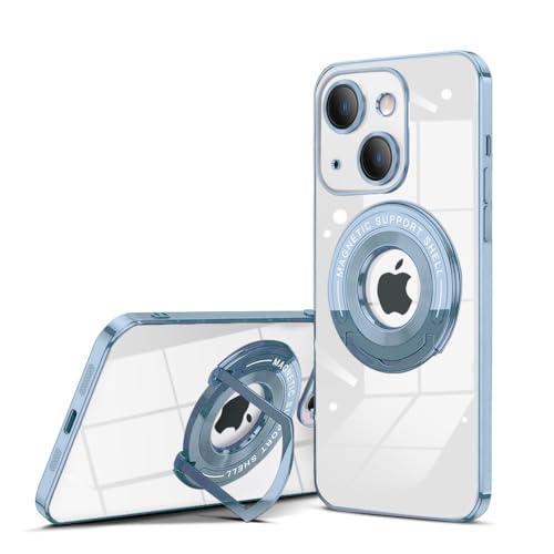Coque iPhone 13 MagSafe antichoc avec protection objectif photo et bague de support fine