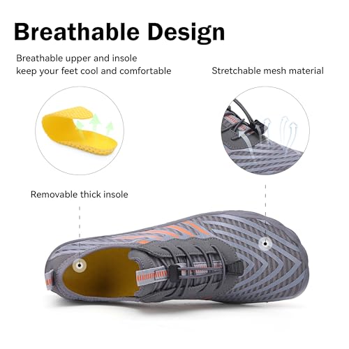 Men Women Slip On Shoes Minimalist Barefoot Shoes Beach Hiking Water Sports Shoes for Yoga Surf Outdoor Activities3