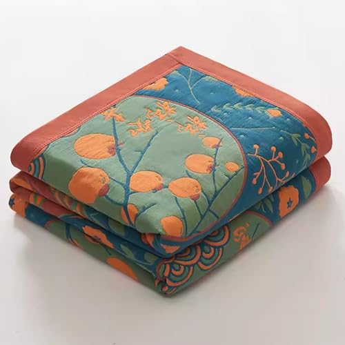 Couverture boho 100% coton de style bohéme vintage - 2