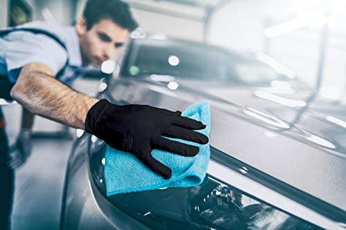 Cranberry Cr3235 Carbon Nitrile Powder Free Exam Glove, 3.2 Mil, Xsmall, Black (Pack Of 200) #TOP4