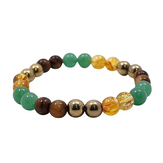 Image of Certified Crystal Bracelet | 8mm Beads | Stretchable Healing Bracelet | Bracelets for Men and Women |