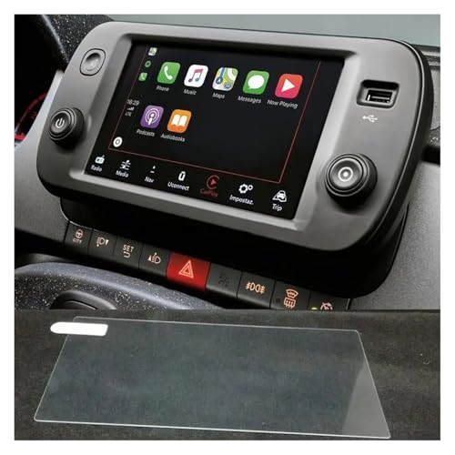 Protection écran voiture Fiat Panda 2021 2022 film protection GPS navigation verre trempé 7 pouces