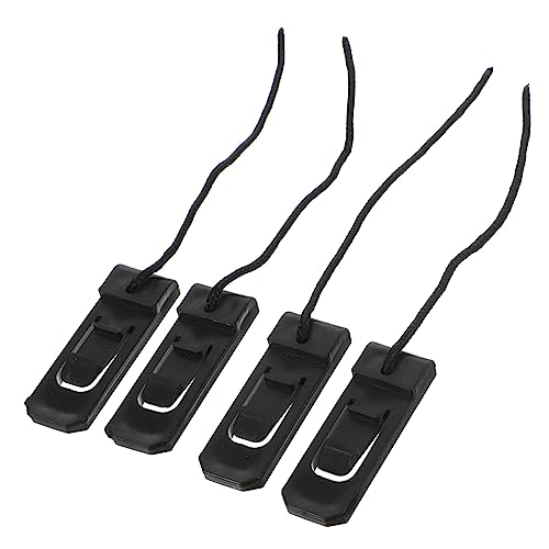 VICASKY 4Pcs Snap Type Surfboard Fin Splitter Black Inflatable Boat Tail Rudder for Enhanced Stability and Direction Accessory for Paddle Surfing Beach