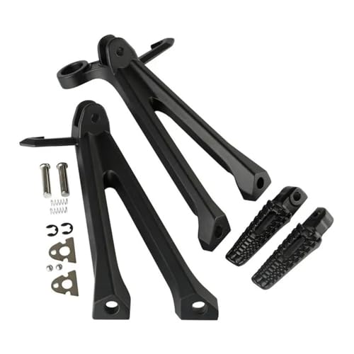 Pédale de repose-pieds Suzuki GSXR 600 750 support arrière moto 2011-2022 matte black