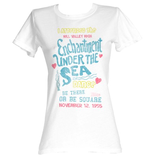 Image of Back To The Future - Enchantment Womens T-Shirt In White, Medium, White