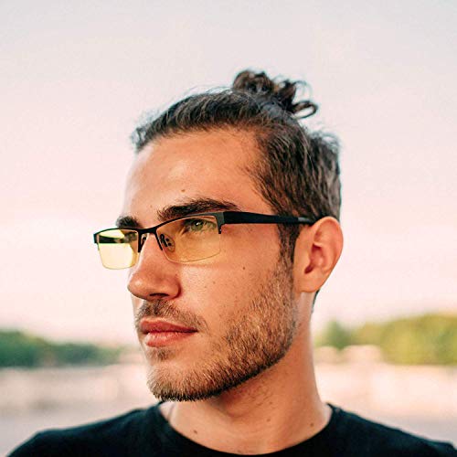 KLIM Optics Blue Light Blocking Glasses + Reduce Eye Strain and Fatigue + Gaming Glasses for PC Mobile TV + Blocks 92% Blue Light + Computer Glasses with UV Protection + NEW 2020 VERSION