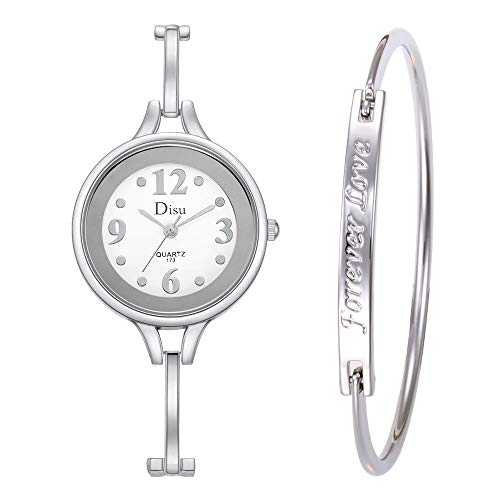 Sunday77 Light Girl Temperament Watch Bracelet Set Chain Watch Birthday Gift