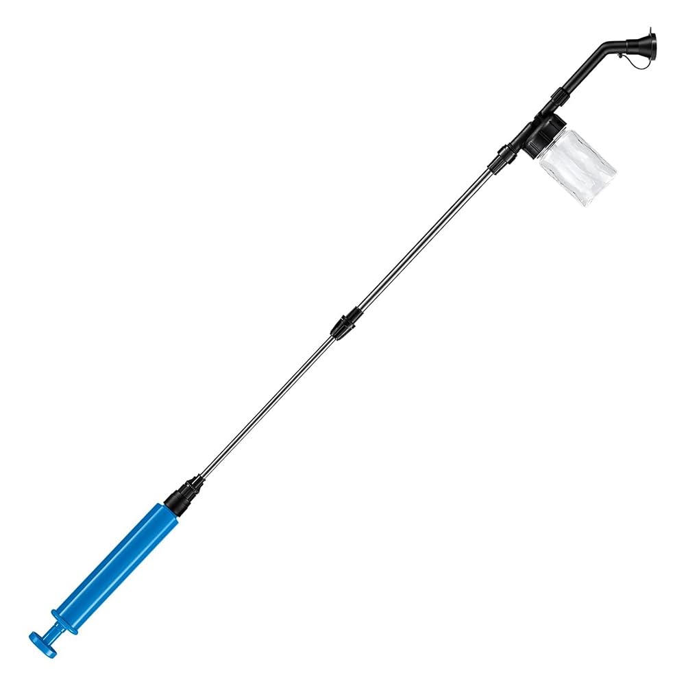Rirue Diatomaceous Earth Powder Duster Adjustable 16.5" -37.4" Powder Sprayer For Multi Purpose Indoor & Outdoor For Organic Gardening Agricultural Supply