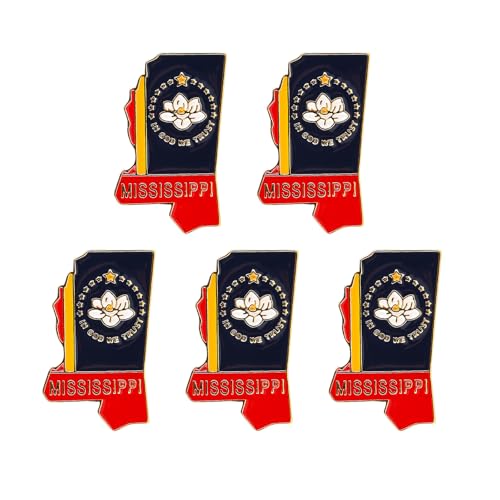 Image of State Shaped Map Lapel Metal Pin Enamel Brooch Keepsake Beautifully Designed for Backpack Hat