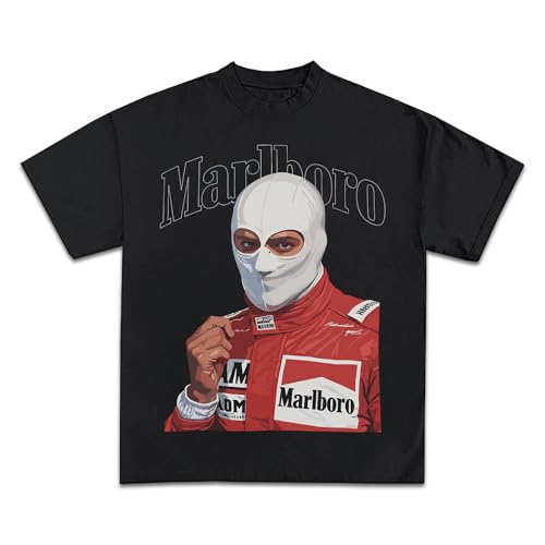 Vintage Marl Boro Racing T-Shirt Collection | Graphic Cowboy Western | Premium Quality Heavyweight Shirt for Men & Women