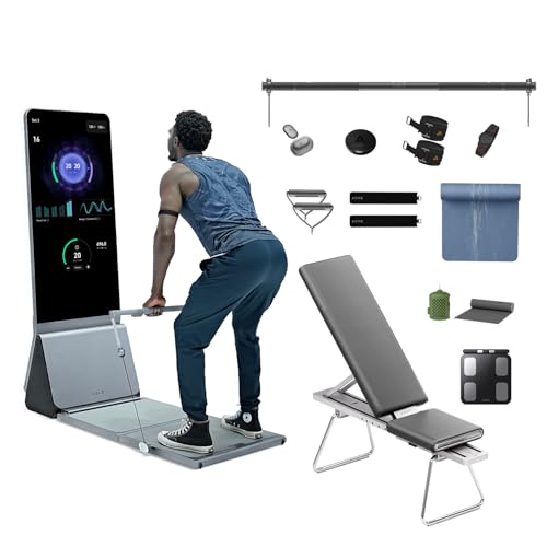 AEKE K1 Smart Home Gym System+Yoga Mat+Extender Belt+Workout Towel
