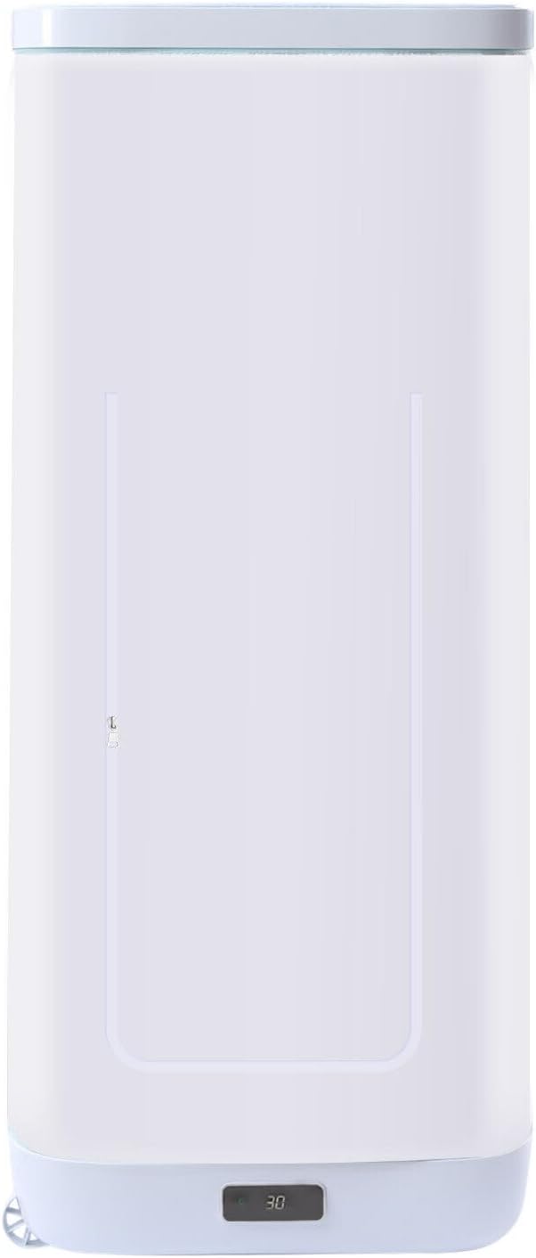 Portable Clothes Dryer, Mini Electric Quick Drying Dryer, Household Dryer Machine, 68℃/ 154.4℉ Drying Temperature, Adjustable Time & Foldable, Portable Dryer for Apartment Dorm Rv, White