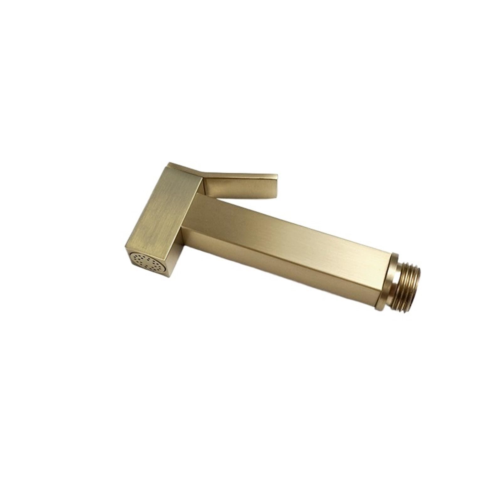 ZYCHSJXA Black Gold Hot and Cold Mixer Bidet Spray Handheld Bathroom Toilet Shower Shattaf Portable Sprayer Jet with Tap Faucet(Sprayer only Gold)