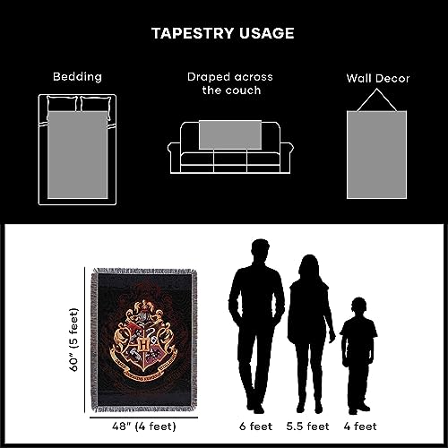 Northwest Throw Blanket, Acrylic, Black, 48 x 60 Inches