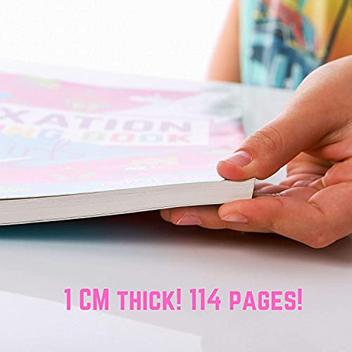 Girlzone Arts And Crafts Unicorn And Mermaids Coloring Book For Girls 4 To 10 Years, Birthday Gift Idea #TOP3