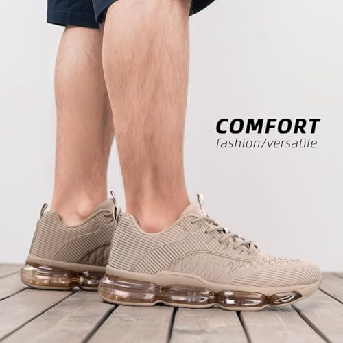 Image of Mens Running Shoes Air Low Top Comfort Walking Lace Up Sneakers Breathable Fashion Tennis Sport Gym Fitness Cross Trainers