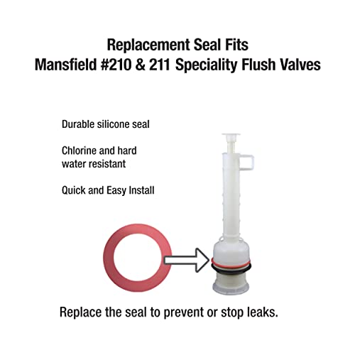 Fluidmaster K-400A-023 Mansfield Toilet Fill Valve and Flush Valve Seal Repair Kit