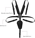 Universal 5 Point High Chair Straps,Adjustable Baby Safety Harness Strapswith Shoulder Pads and Guarding Pad for Pushchair/Stroller/Pram/Buggy